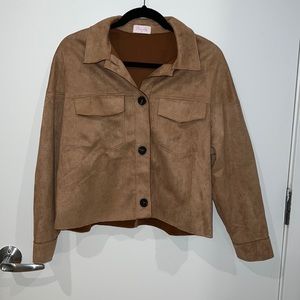 Pink Lily NWOT Suede Jacket